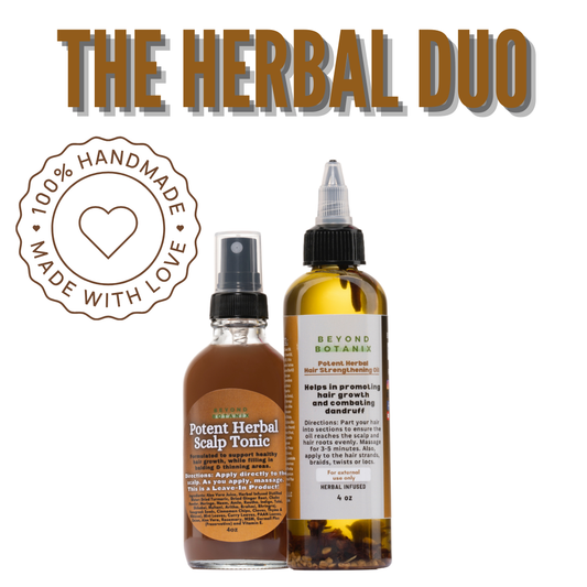 The Herbal Duo (Potent Hair Tonic & Oil)