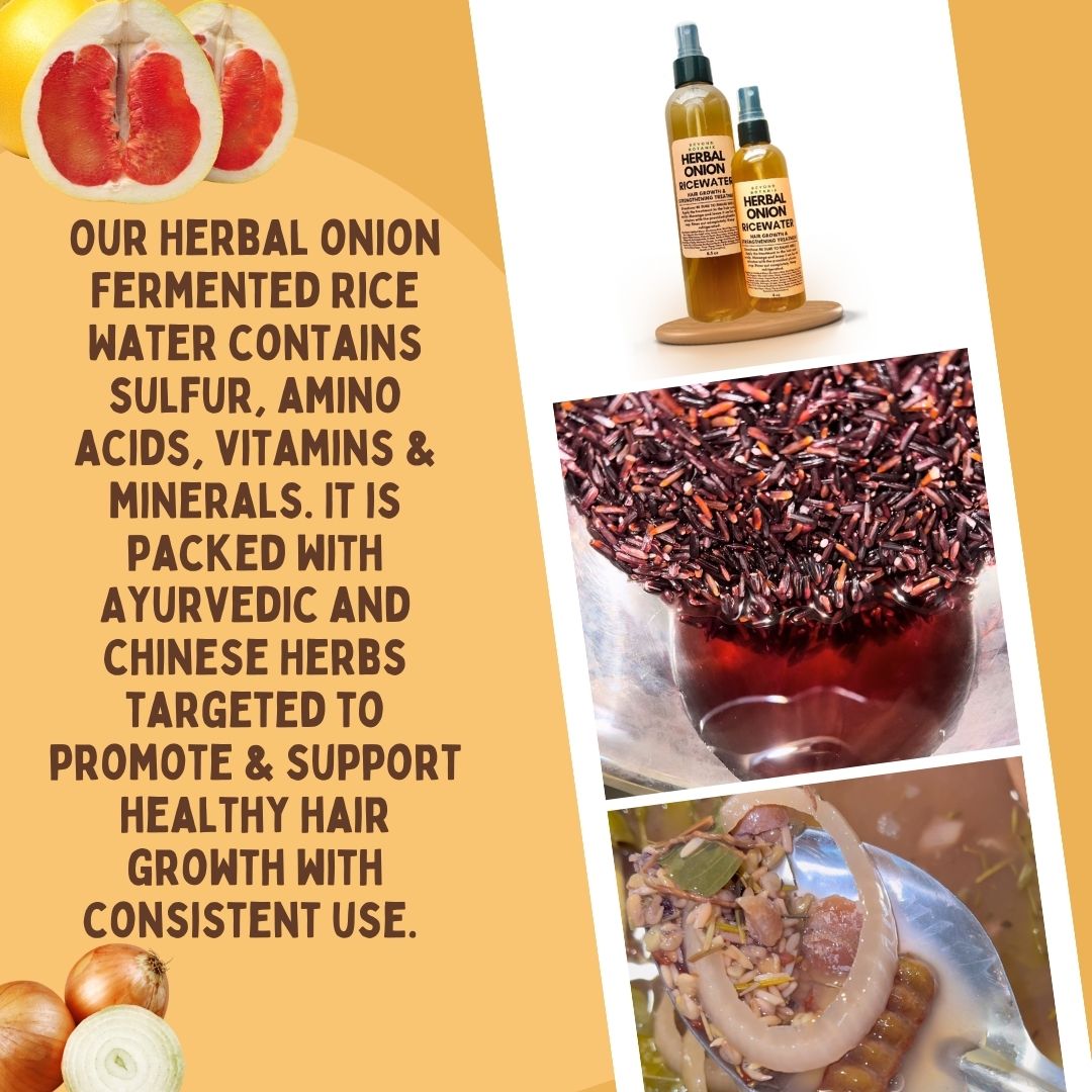 THE VIRAL Fermented Herbal Onion Rice Water Treatment (Rinse Out)